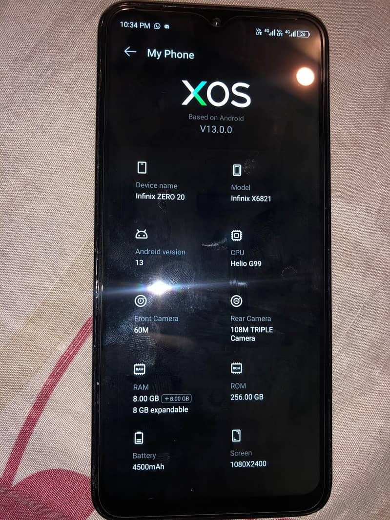 Infinix Zero 20 8