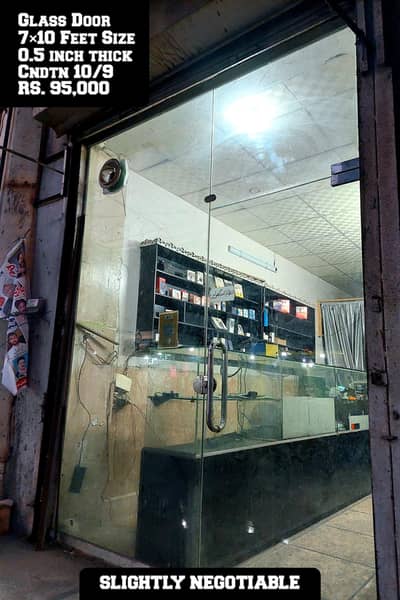 14mm Thick Glass Door BIG Size for Shops