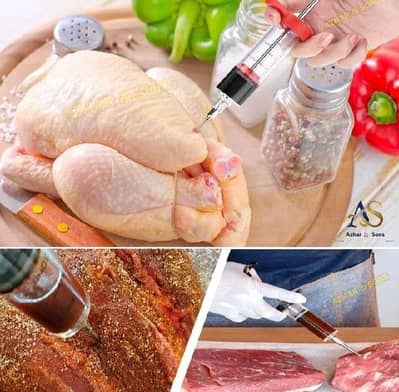 Meat Marinade Injector Syringe