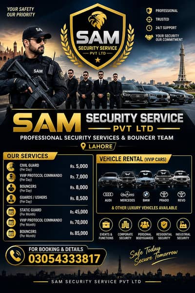 security rent a car