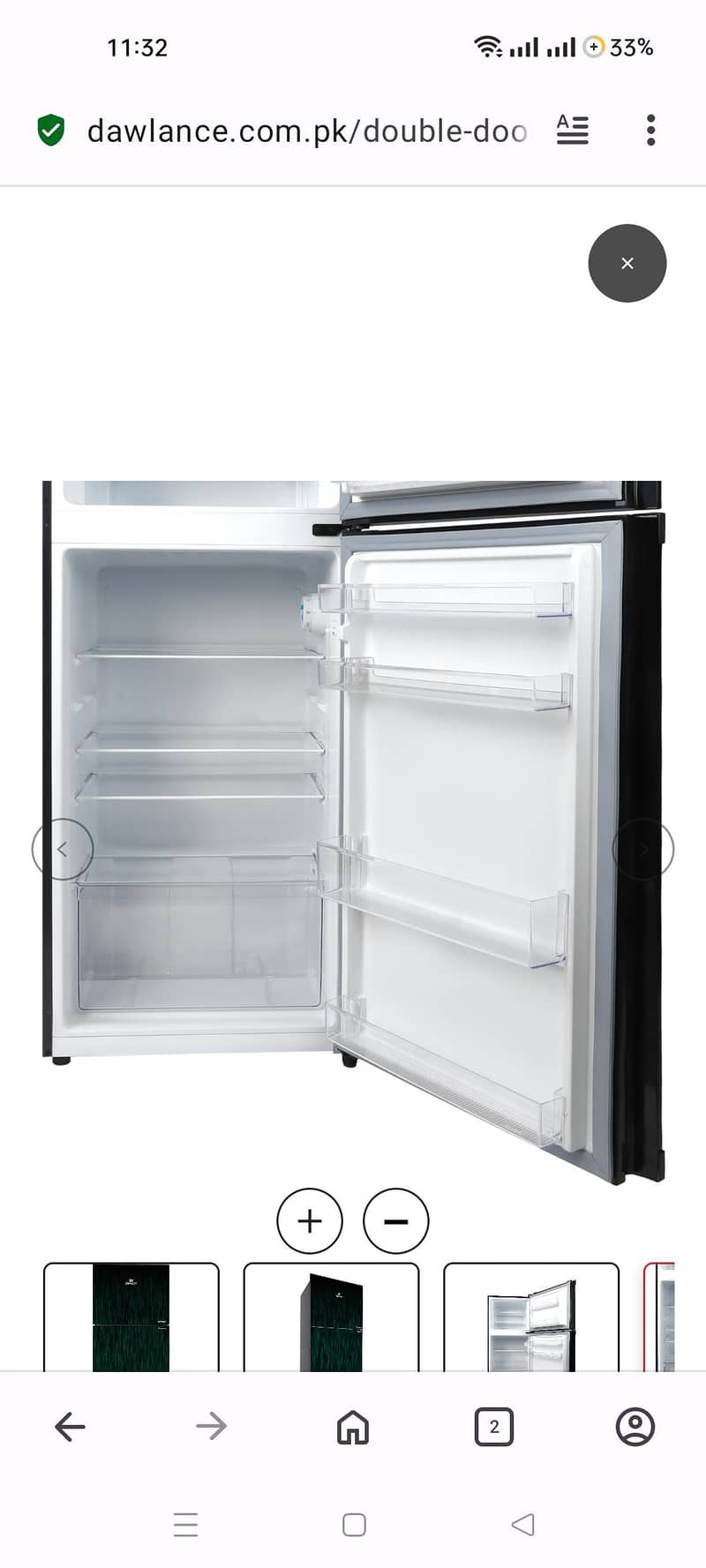 Dawlance 9178 LF Ice Max Mist green color - Refrigerators - 1120696812