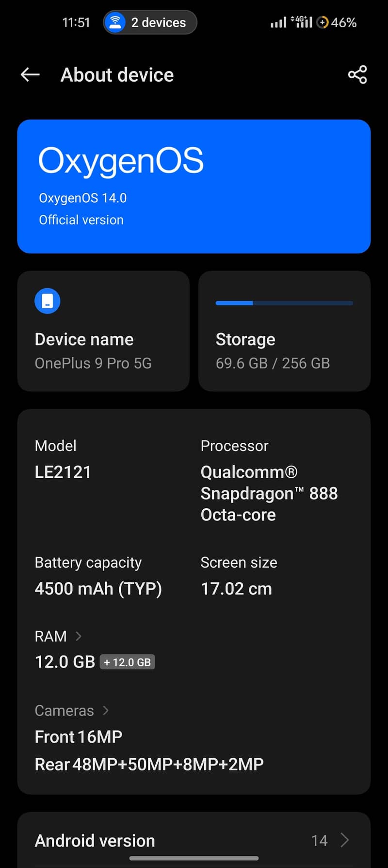 One Plus 9 Pro 3