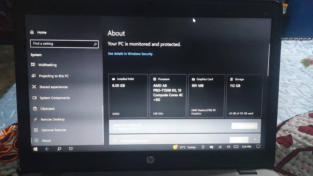 laptop HP 9