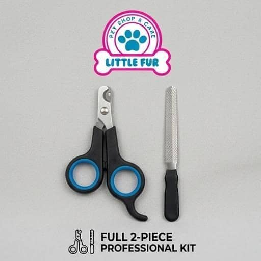 Feddiss Pet Nail Clipper & Nail File Set for Cats and Dogs – 2-Piece Grooming Kit