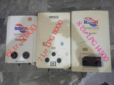 LPG instant gyser for sale