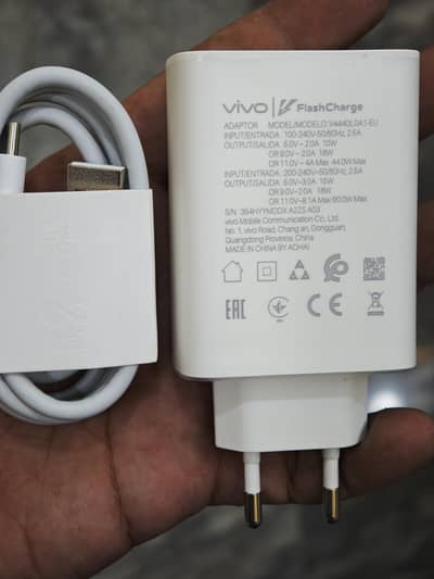VIVO X300 90W GENUINE CHARGER + ORIGINAL CABLE