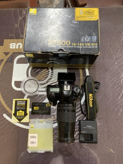 d7500 Nikon with 18-140mm complete box 9/10 condition| 4k video rec