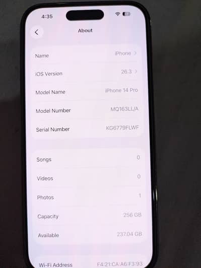 Apple iPhone 14 Pro