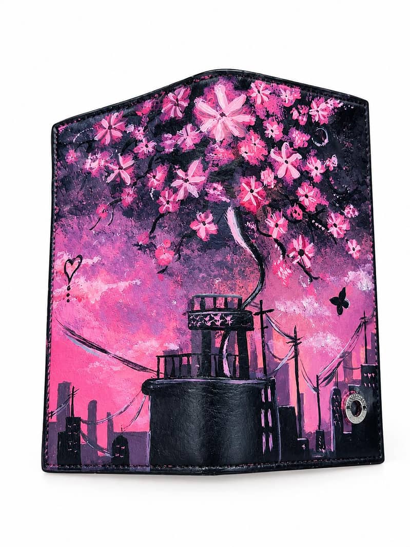 CUSTOMIZED HAND-PAINTED WALLET 0