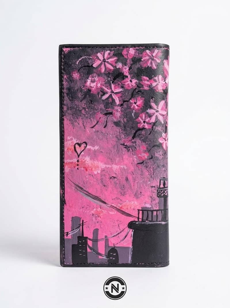 CUSTOMIZED HAND-PAINTED WALLET 2