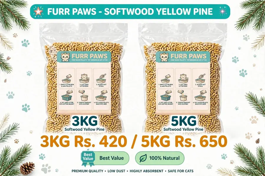 FURR PAWZ PREMIUM PINE PELLETS LITTER — photo 2