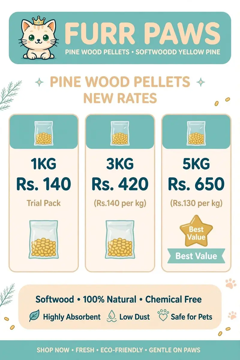 FURR PAWZ PREMIUM PINE PELLETS LITTER — photo 3