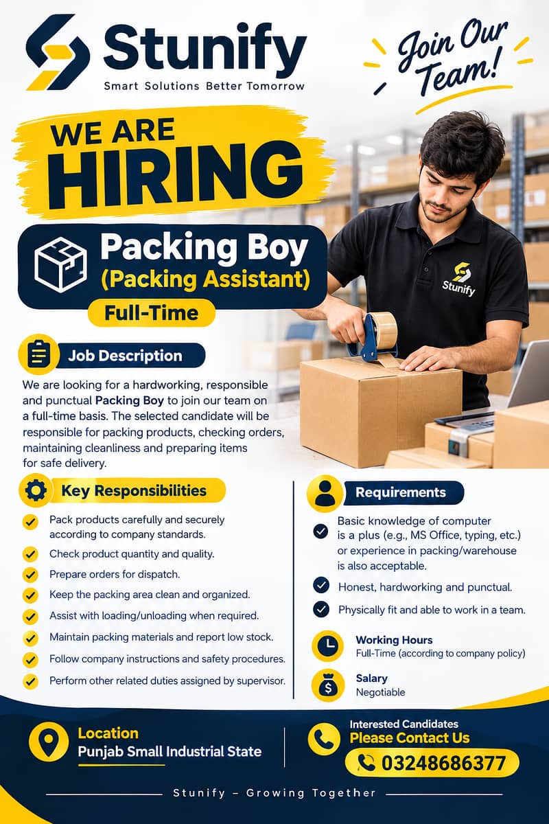 Warehouse Packing Assistant 0
