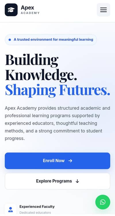 Academy Web App | Ready-Made Website | Live Demo Available