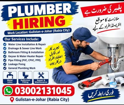 Electrician plus plumber Karigar chahy