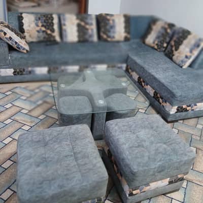 4 seater 2 l shaped sofa 2 1 seater with center table and 4 seater