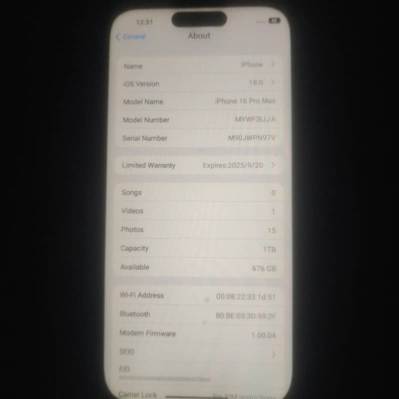 Apple iPhone 16 Pro Max 1