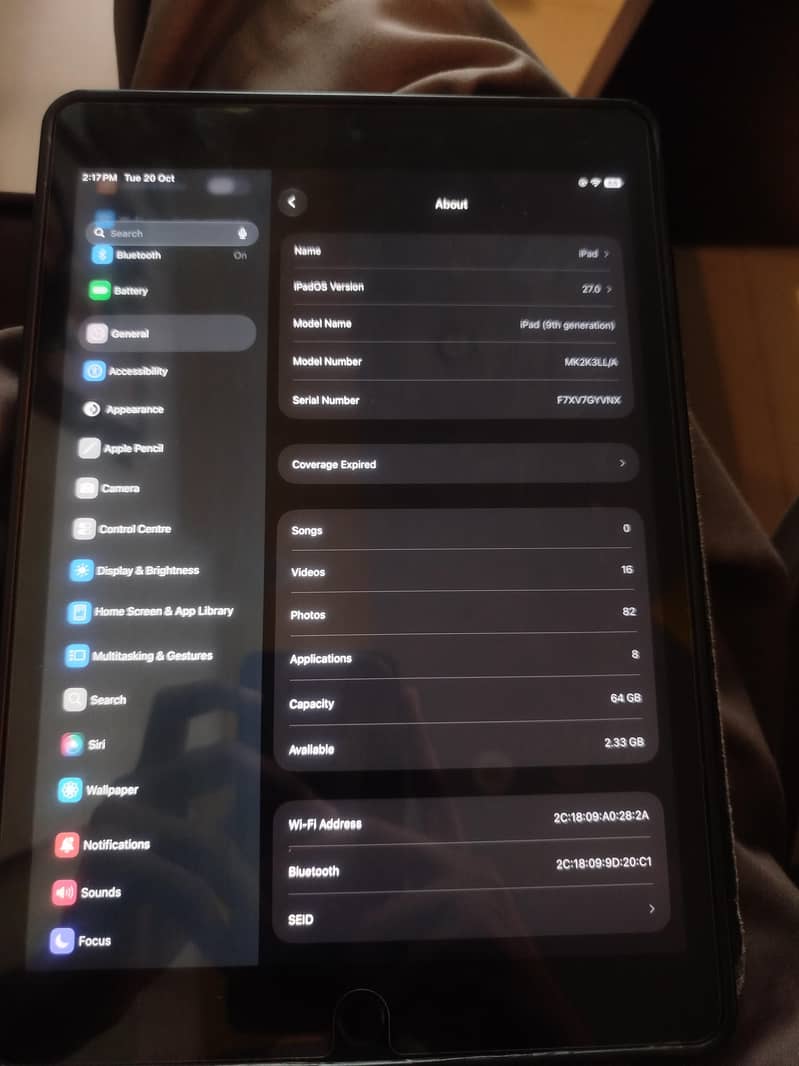 APPLE IPAD 9th Generation 3