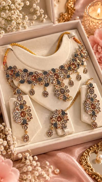 Zircon necklace