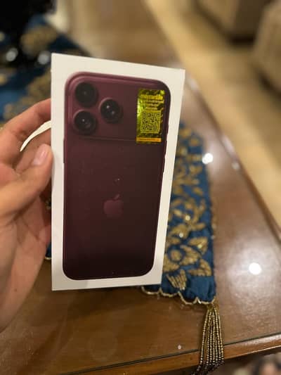 Apple iPhone 18 Pro Max 256gb box pack Pta Approved