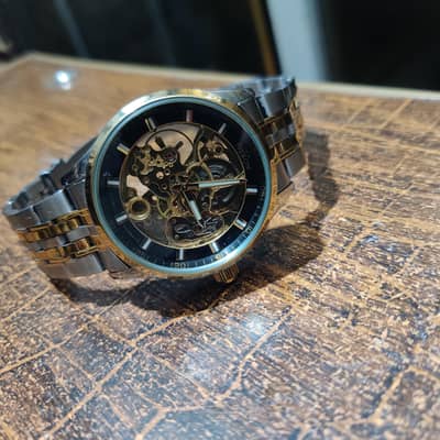Fitron skeleton watch