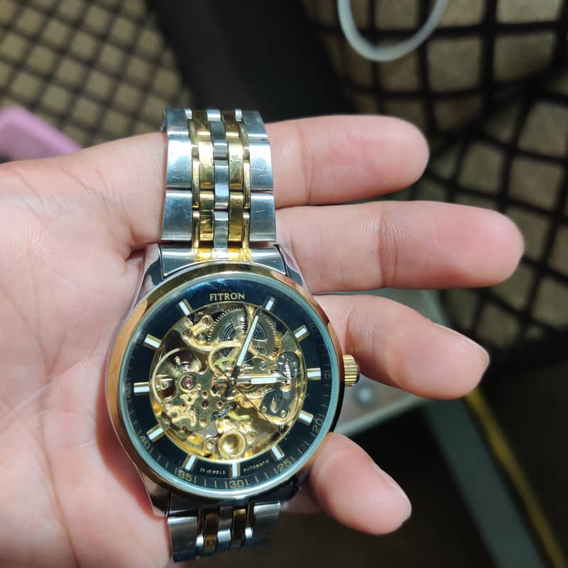 Fitron skeleton watch 3