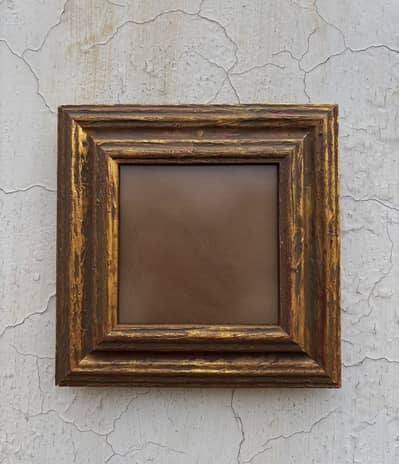 •Antique Victorian hand carved wooden frame.