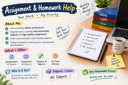 I am doing professional assignments and reports