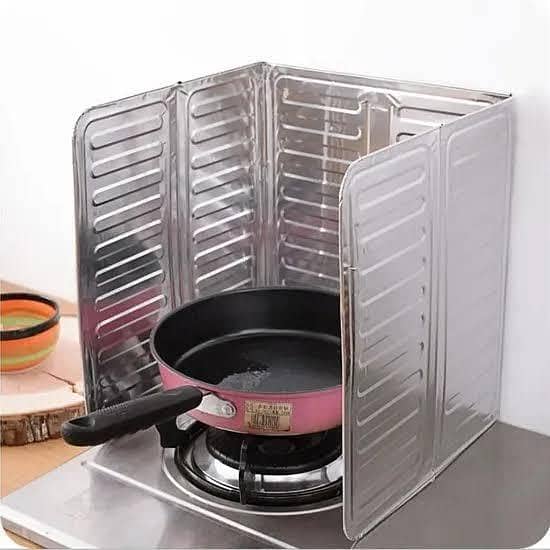 Aluminum Oil Splash Guard Nonstick Splatter Board for Kitchen Gas Stove Cooking Oil Proof Splash