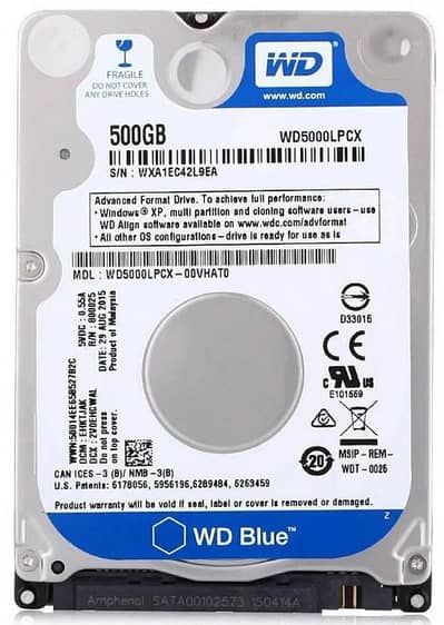 Laptop Hard HDD 500 GB