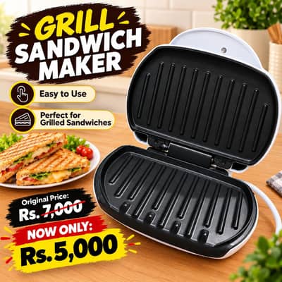 Cookworks Sandwich Maker — Excellent Condition