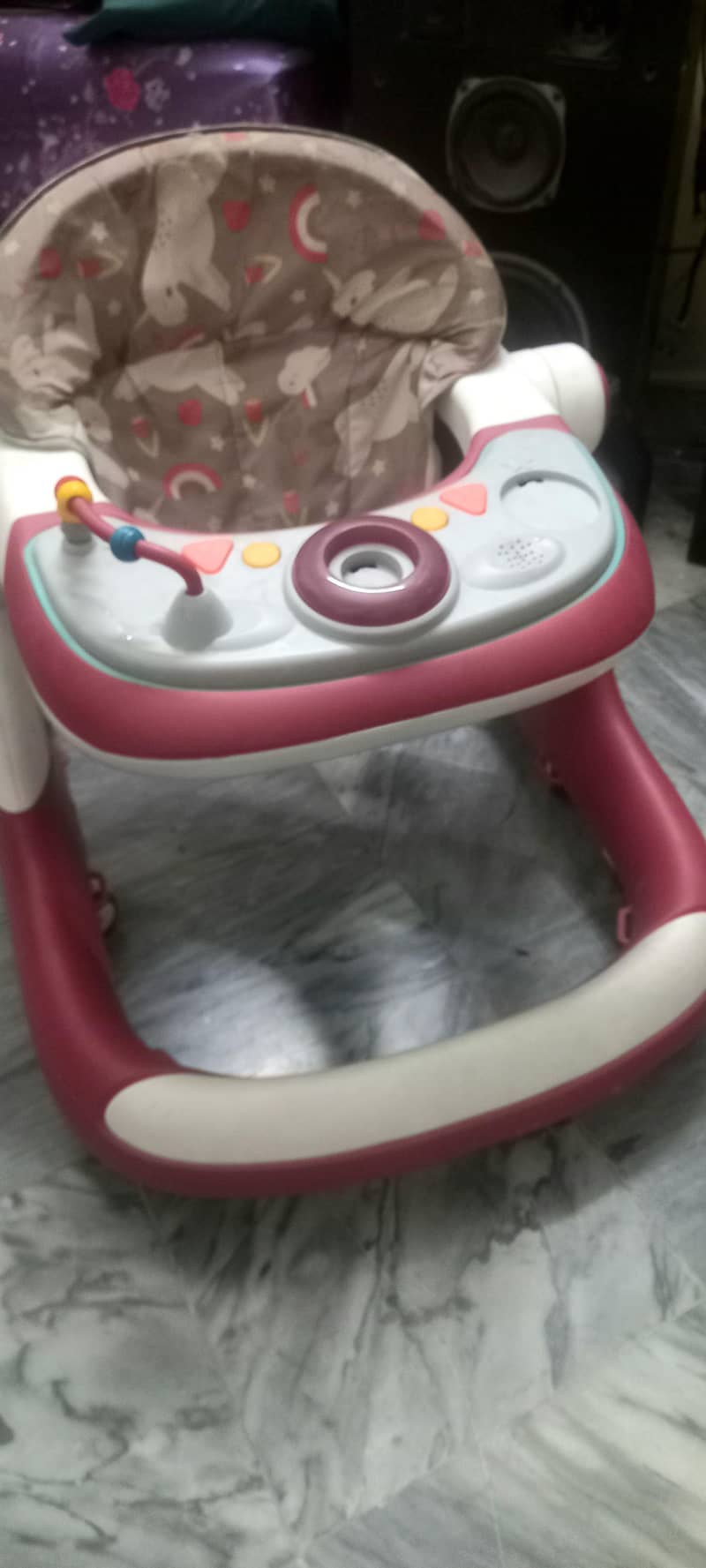 Solid Plastic Walker with Music anti slip 2