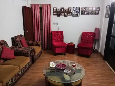 3 Bed DD Flat For Rent In Chappal Luxury Apartment Gulistan-E-Jauhar Block 13