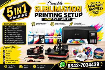 SUBLIMATION MACHINE + EPSON L3252