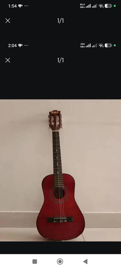 almost new beginner's guitar