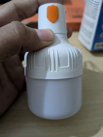 Portable rechargeable LED light or emergency bulb