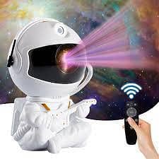 Astronaut Galaxy Projector Star Projector Galaxy Night Light Astronaut Light Projector Starry Nebula Ceiling LED Lamp with Remote Control White Star