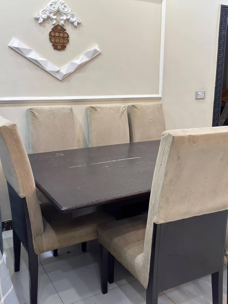 8 chairs dinning table solid wood seesham 1
