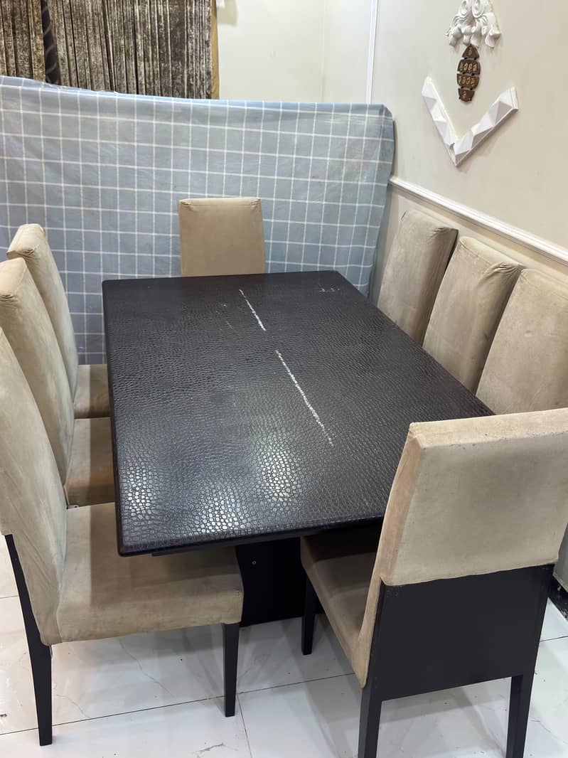8 chairs dinning table solid wood seesham 2