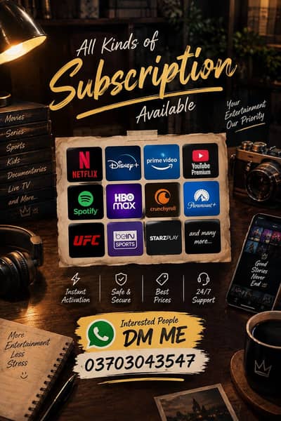 Premium IPTV Subscription | Live TV, Sports & Movies