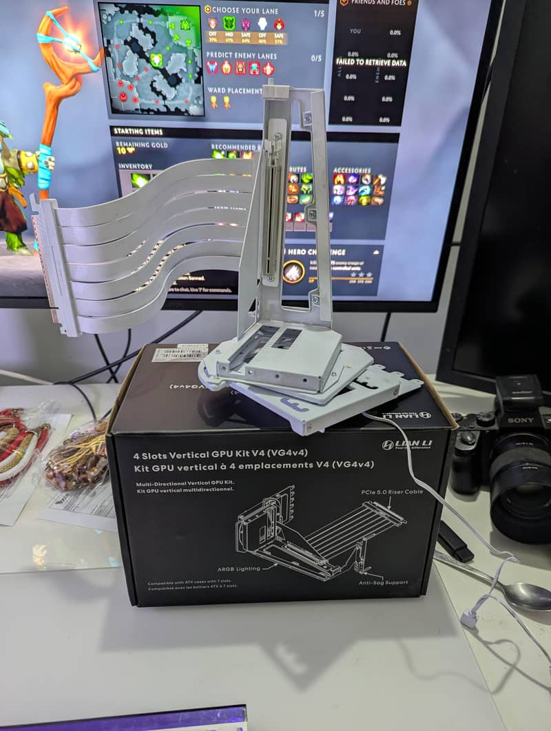 Lian Li Vertical Bracket and Gen 5 Riser Cable 1