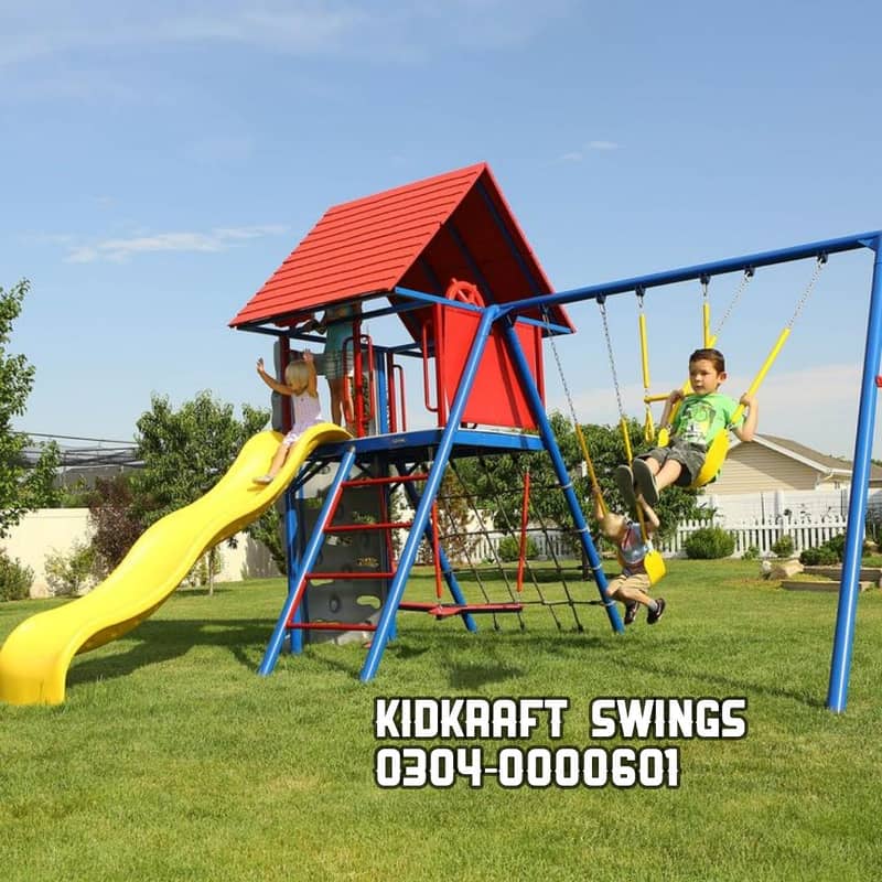 Kids Swings, Slides, Merry-Go-Round, Seesaw, Jungle Gym, Monkey Bars ...