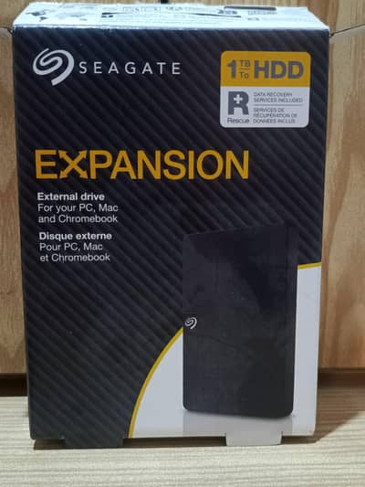 Seagate 1TB External Hard Drive USB 3.0 (Mac & PC)