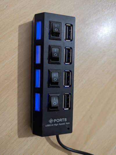 usb hub with buttons