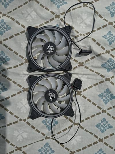 CPU cooler and Case fans.