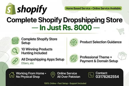 Shopify store