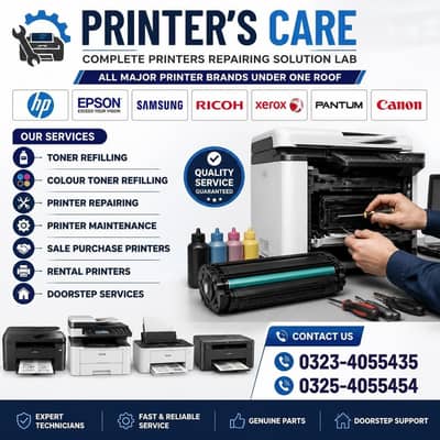 Hp Laserjet 3in1 printers Colour & Blackwhite printers available ,