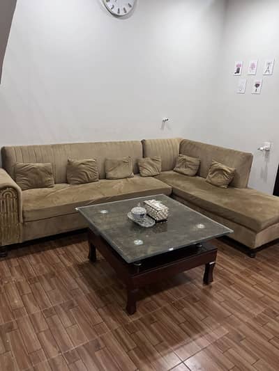 L shape sofa set 7 seater