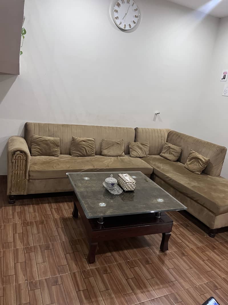 L shape sofa set 7 seater 1