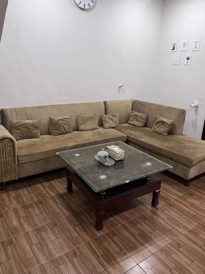 L shape sofa set 7 seater 2